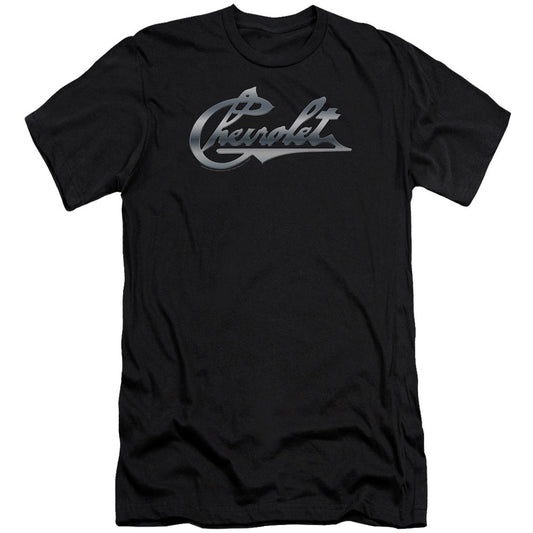 Chevy Chrome Vintage Chevy Bowtie Adult Slim Fit Slim Fit T-shirt