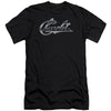 Chrome Vintage Chevy Bowtie Adult Slim Fit Slim Fit T-shirt