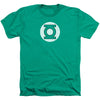 Green Lantern Logo Adult Heather 40% Poly T-shirt