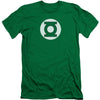 Green Lantern Logo Adult Slim Fit Slim Fit T-shirt