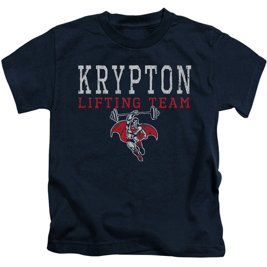 DC Comics Krpton Lifting Juvenile Childrens T-shirt