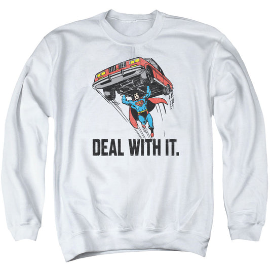 DC Comics Deal With It Adult Sweatshirt