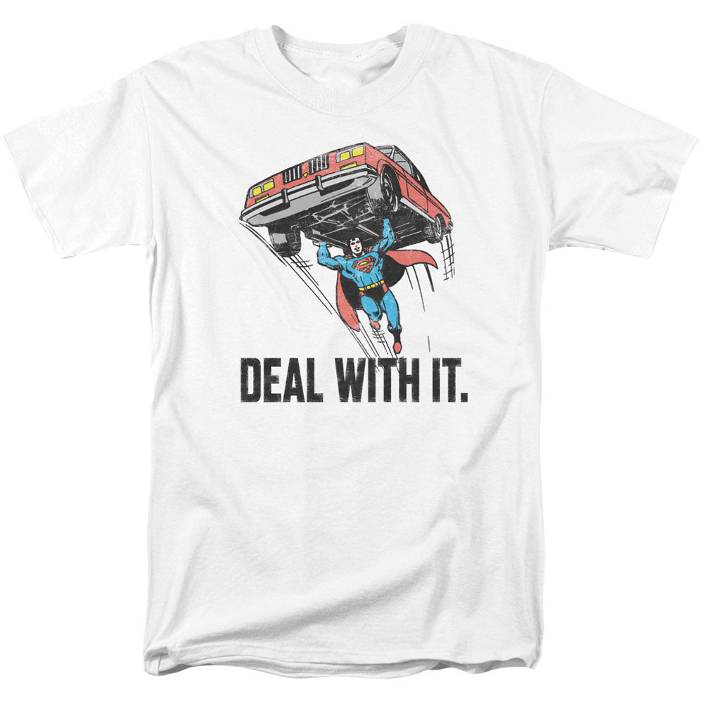 DC Comics Deal With It Adult T-shirt
