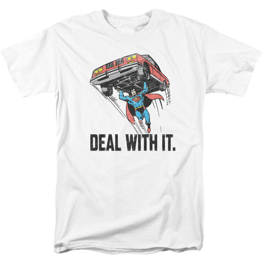 DC Comics Deal With It Adult T-shirt