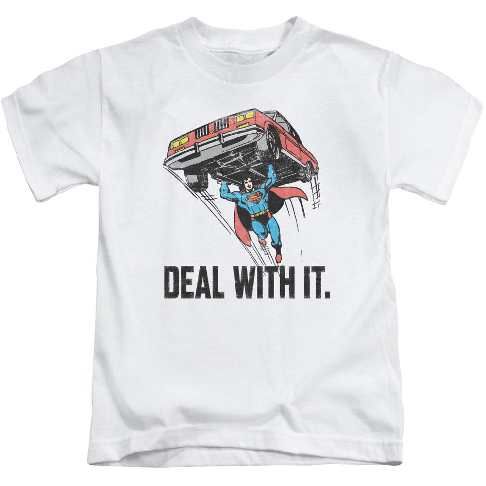 DC Comics Deal With It Juvenile Childrens T-shirt