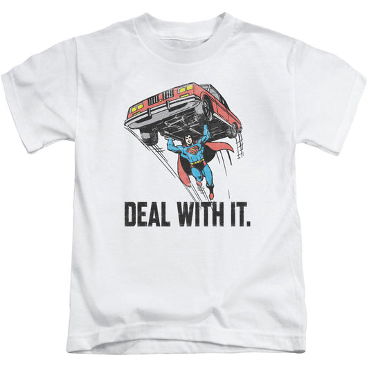 DC Comics Deal With It Juvenile Childrens T-shirt
