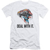 Deal With It Adult Slim Fit Slim Fit T-shirt