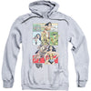 Ww75 Comic Page Adult 25% Poly Hooded Sweatshirt