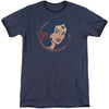 Ww75 Starburst Portrait Adult Ringer T-shirt