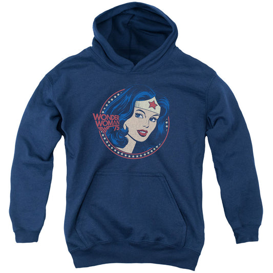 Ww75 Starburst Portrait Youth 50% Poly Hooded Sweatshirt