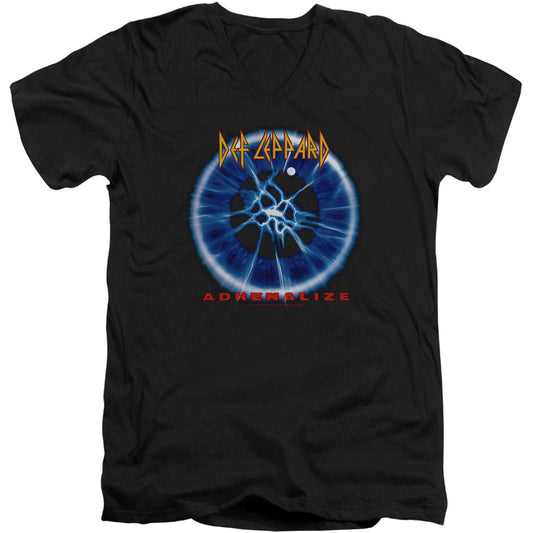 Def Leppard Adrenalize Adult V-Neck Slim Fit T-shirt