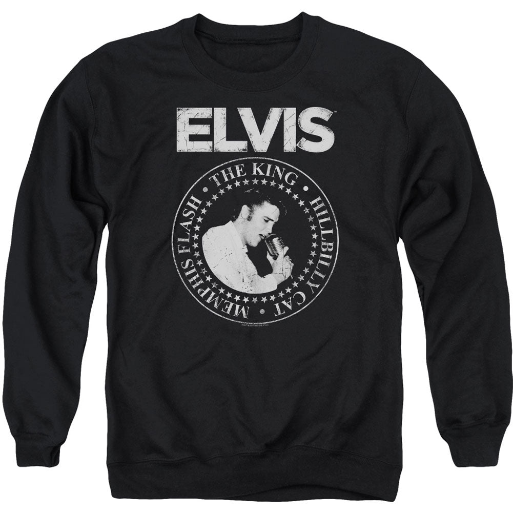 Elvis Presley Rock King Adult Sweatshirt
