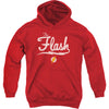 Old School Flash Youth 50% Poly Hooded Sweatshirt