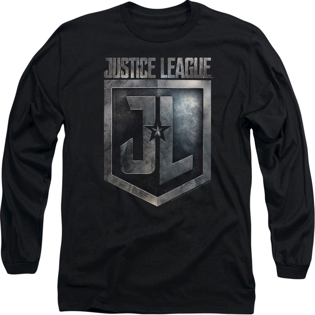 Justice League Shield Logo Long Sleeve
