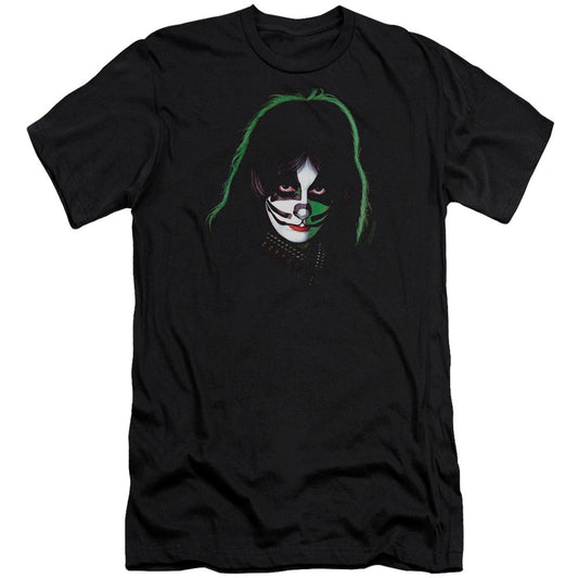 KISS Peter Criss Cover Premium Canvas Brand Slim Fit T-shirt