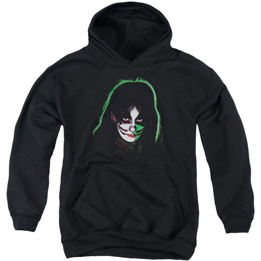 Peter Criss Cover Youth 50% Poly Hooded Sweatshirt