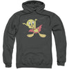 Vampire Tweety Adult 25% Poly Hooded Sweatshirt