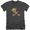 Vampire Tweety Adult V-Neck Slim Fit T-shirt