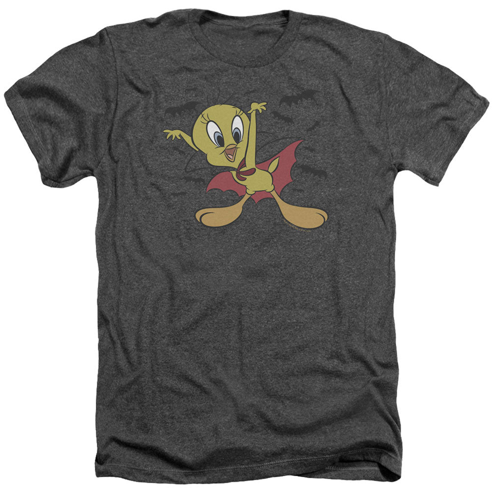 Looney Tunes Vampire Tweety Adult Heather 40% Poly T-shirt