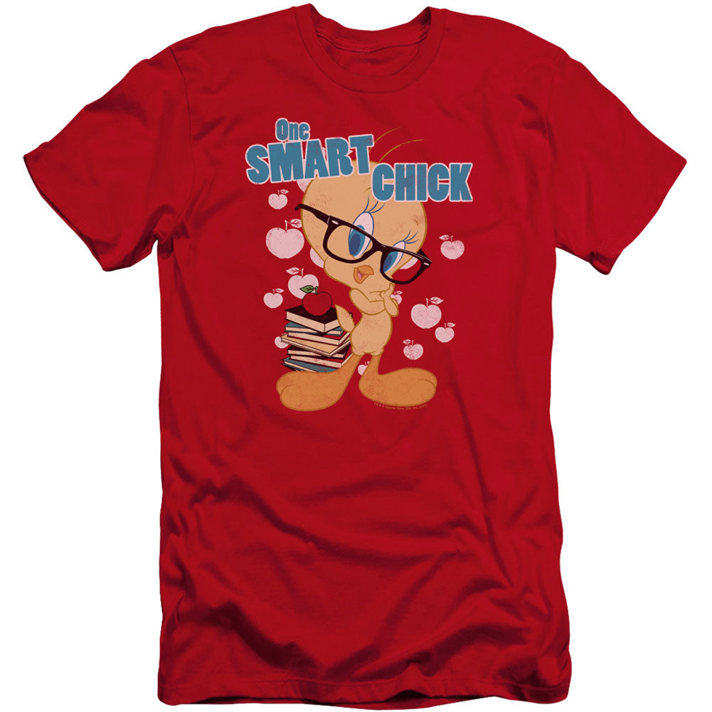 Looney Tunes One Smart Chick Premium Canvas Brand Slim Fit T-shirt