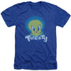 Tweety Swirl Adult Heather 40% Poly T-shirt