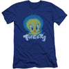 Tweety Swirl Premium Canvas Brand Slim Fit T-shirt