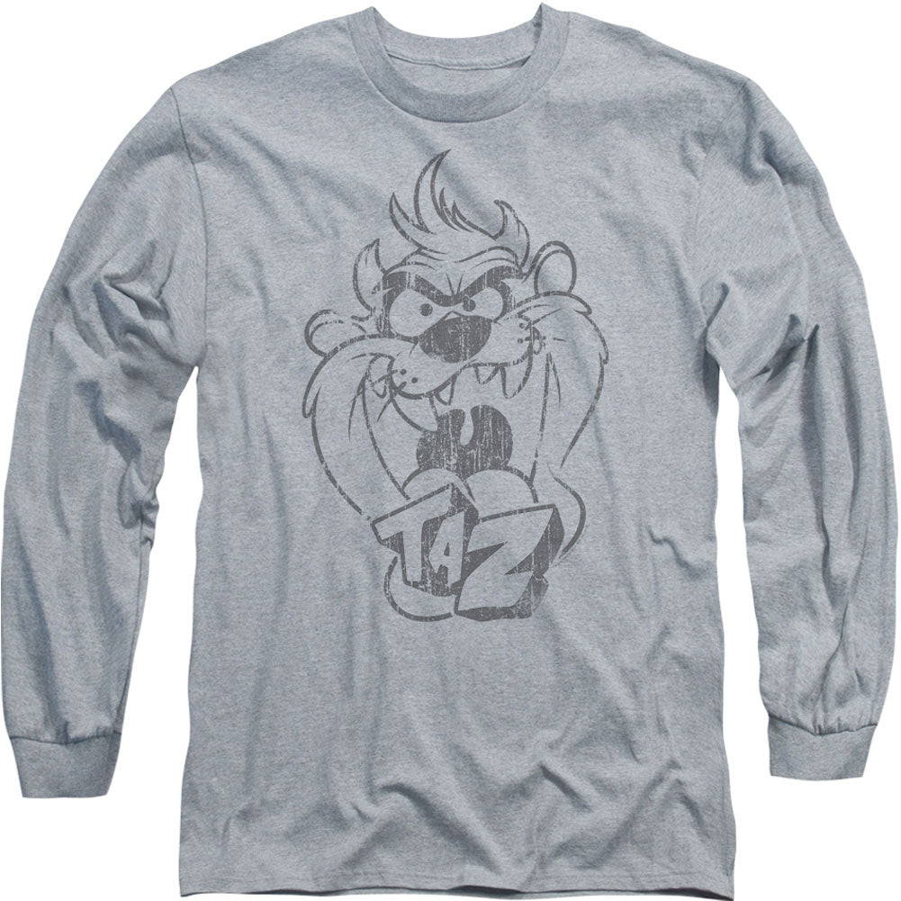 Looney Tunes Faded Taz Long Sleeve