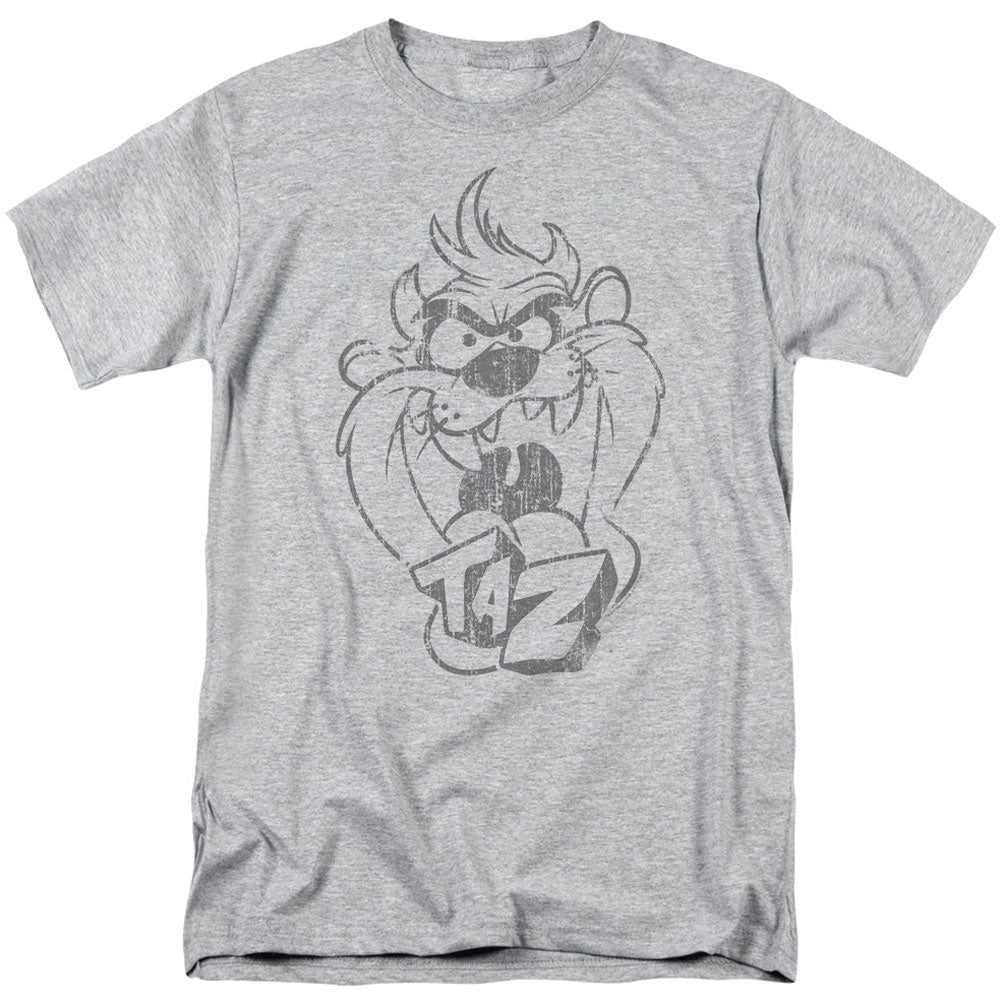 Looney Tunes Faded Taz Adult T-shirt 407690 | Rockabilia Merch Store