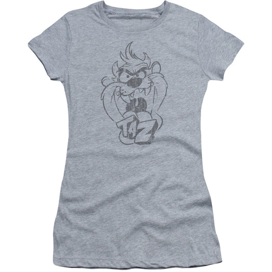 Faded Taz Cap Sleeve Junior Top