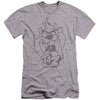 Faded Taz Premium Canvas Brand Slim Fit T-shirt