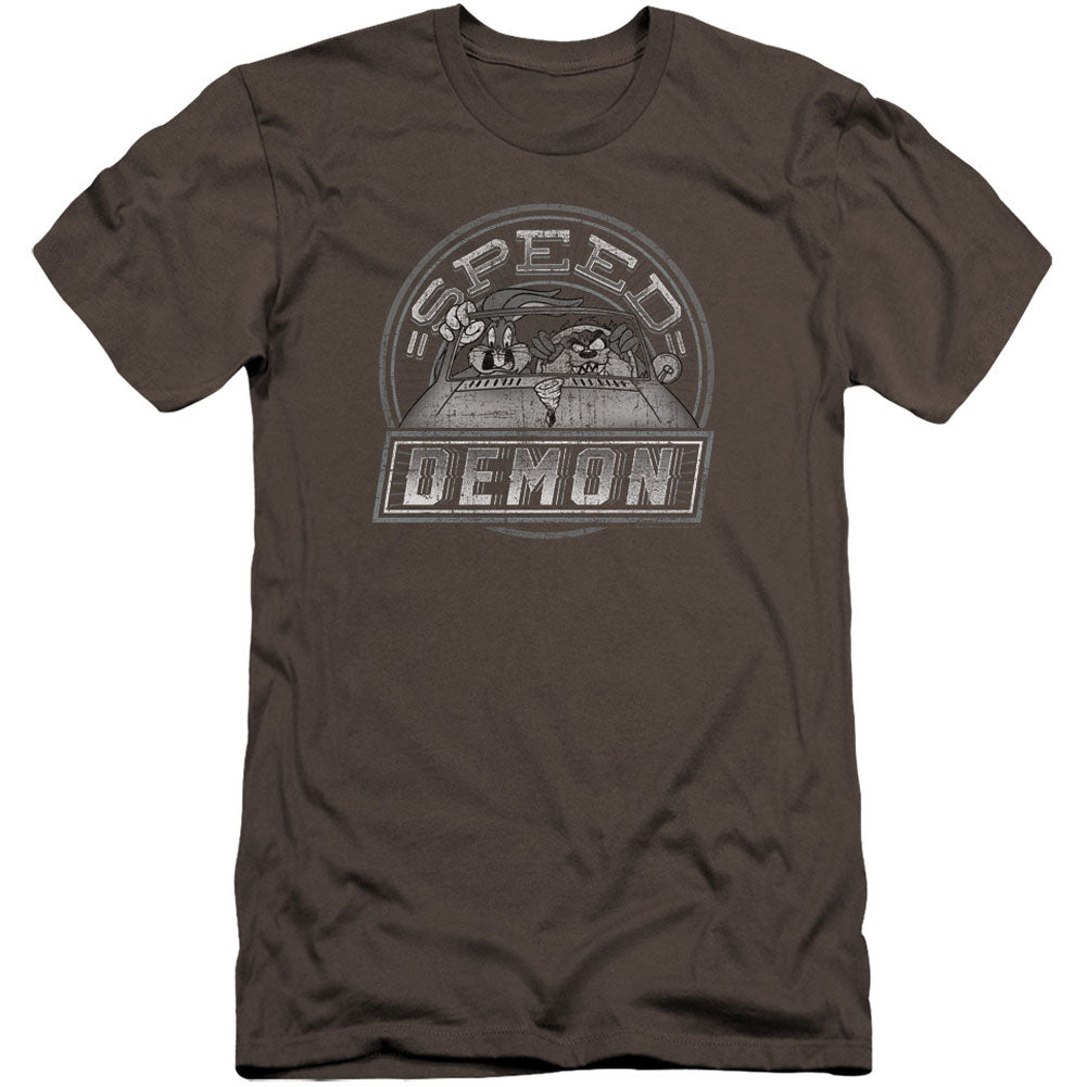 Looney Tunes Speed Demon Premium Canvas Brand Slim Fit T-shirt