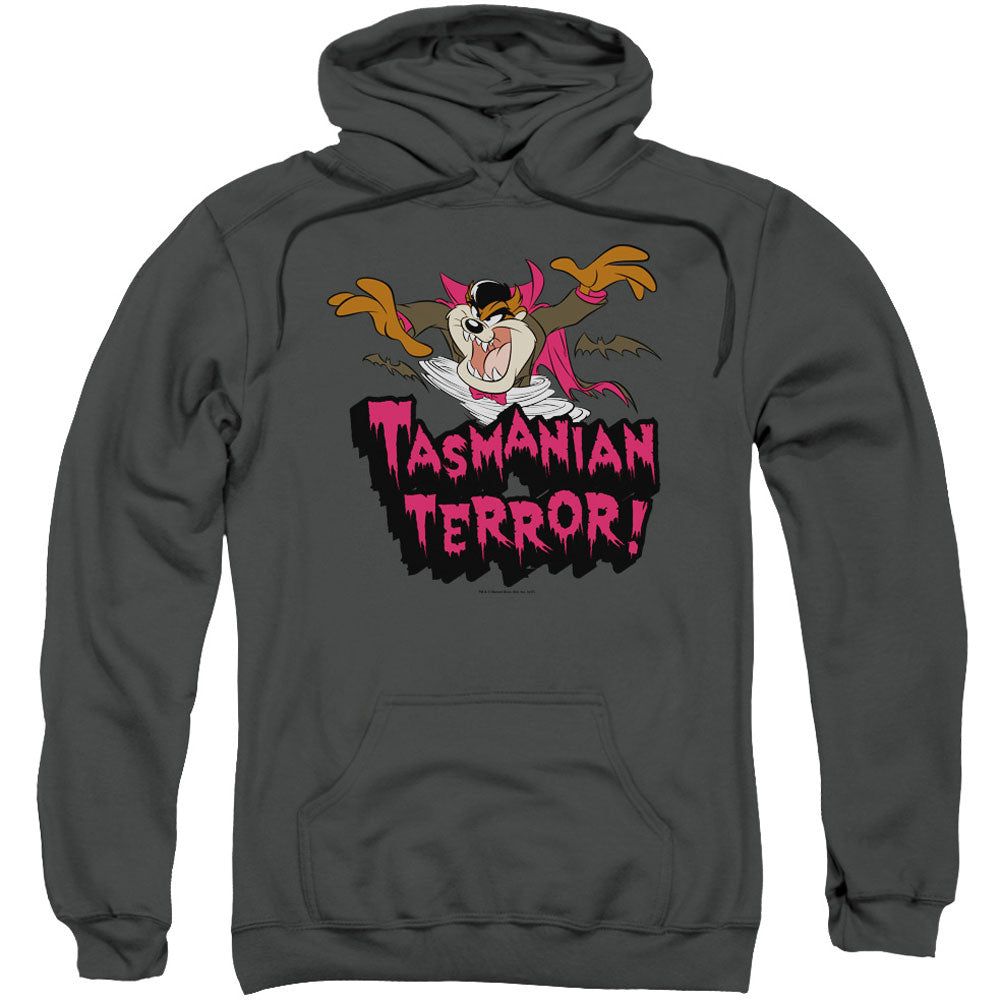 Looney Tunes Taz Terror Adult 25% Poly Hooded Sweatshirt