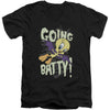 Going Batty Adult V-Neck Slim Fit T-shirt