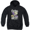 Going Batty Youth 50% Poly Hooded Sweatshirt