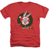 Holiday Bunny Adult Heather 40% Poly T-shirt