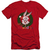 Holiday Bunny Premium Canvas Brand Slim Fit T-shirt