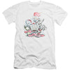 Holiday Sketch Premium Canvas Brand Slim Fit T-shirt