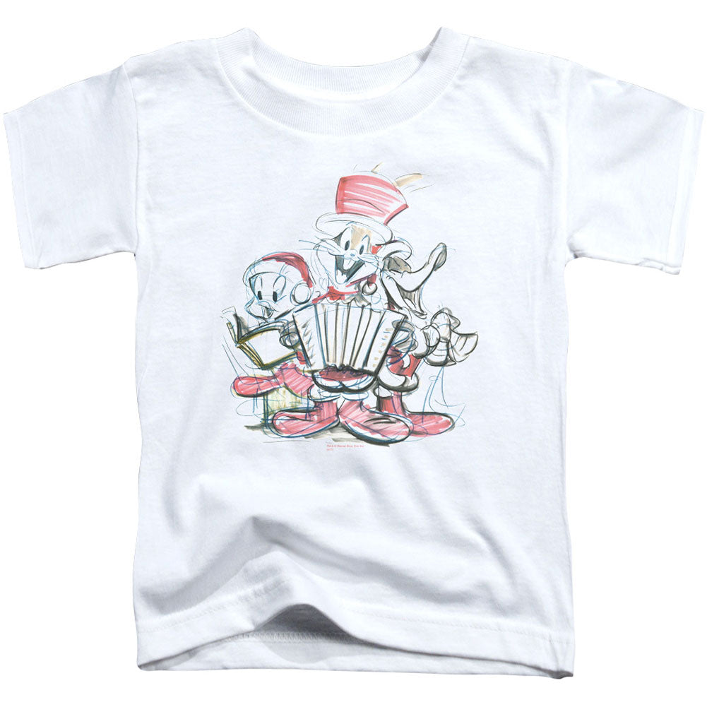Looney Tunes Holiday Sketch Toddler Childrens T-shirt