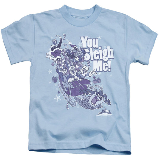 Looney Tunes You Sleigh Me Juvenile Childrens T-shirt