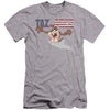 Taz For Prez 3 Premium Canvas Brand Slim Fit T-shirt