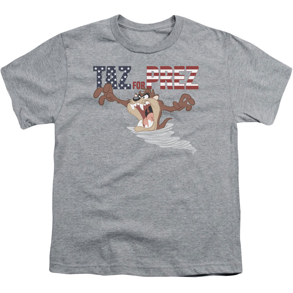 Looney Tunes Taz For Prez 3 Youth T-shirt