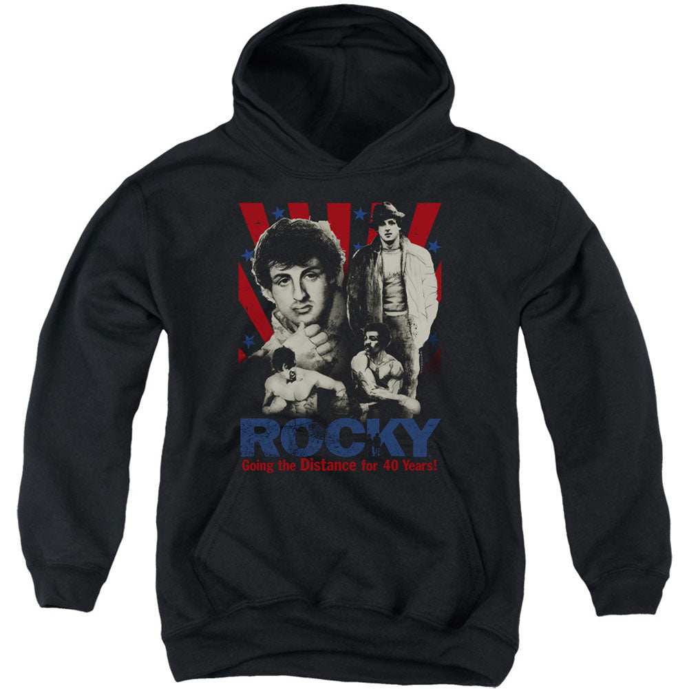 Rocky Going The Distance Youth 50% Poly Hooded Sweatshirt
