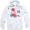 40 Years Strong Adult 25% Poly Hooded Sweatshirt