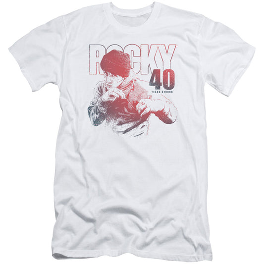 Rocky 40 Years Strong Adult Slim Fit Slim Fit T-shirt