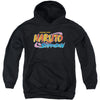 Logo Youth 50% Poly Hooded Sweatshirt