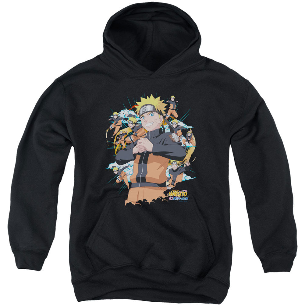 Naruto Shadow Clone Youth 50% Poly Hooded Sweatshirt