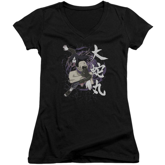 Leaves Headband V-Neck Junior Top