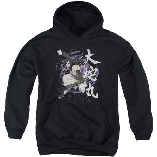 Naruto Leaves Headband Youth 50% Poly Hooded Sweatshirt
