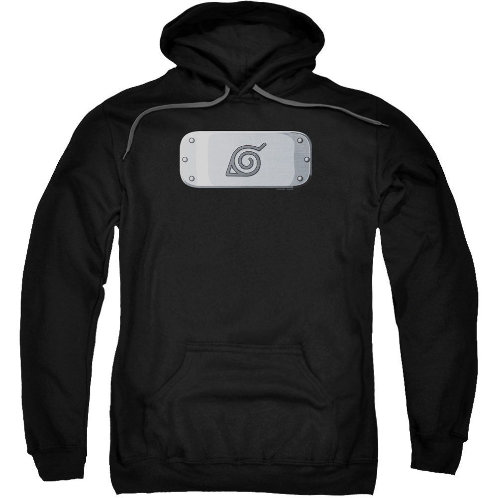 Naruto Leaves Headband Adult 25% Poly Hooded Sweatshirt