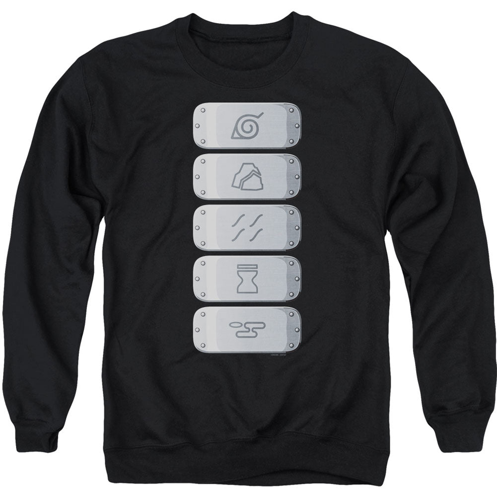 Naruto Village Headbands Adult Sweatshirt
